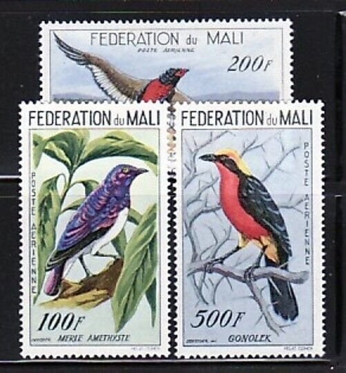 Mali Sc C2-4 LH issue of 1960 -  Birds