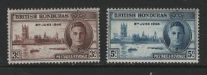 BRITISH HONDURAS 127-128 MNH  SET