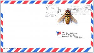 US SPECIAL EVENT COVER POSTMARK STAMP COOL-LECTING FLOWER FLY FAYETTEVILLE ARK