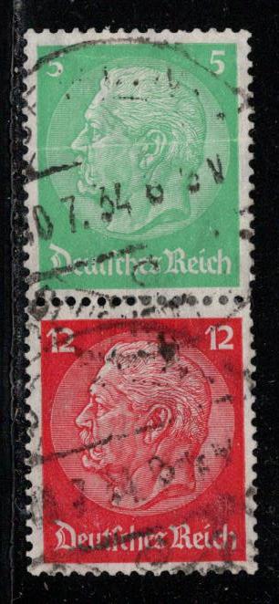 Germany Scott # 392, 406, used, se-tenant, Mi# S106