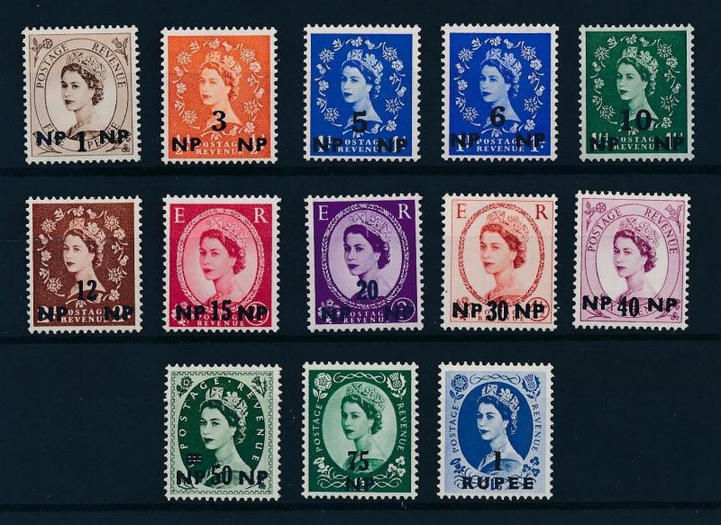 [96356] Oman Brit. Postal Agencies Eastern Arabia 1960-61 QEII OVP NP W179 MNH