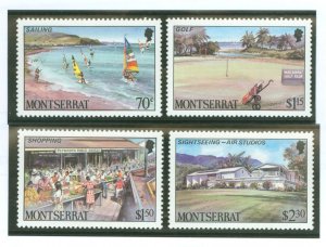 Montserrat #639-642 Mint (NH) Single (Complete Set) (Sports)