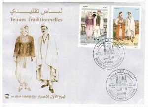 Algeria 2015 FDC Stamps Folklore Traditional Costumes