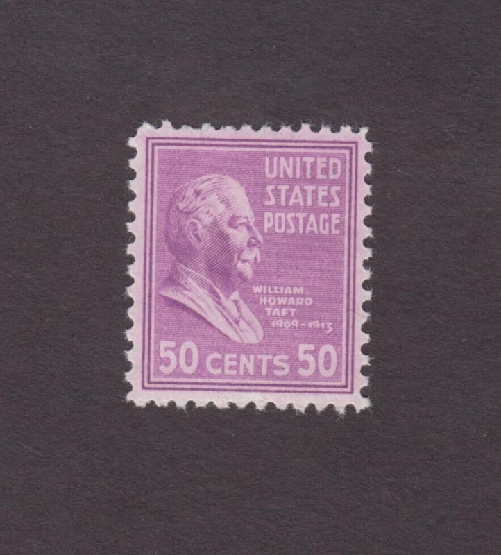 US, 831, TAFT, MNH, VF-XF, 1938 PRESIDENTIAL SERIES MINT NH,OG