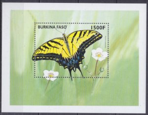 1998 Burkina Faso 1592/B183 Butterflies 10,00 €