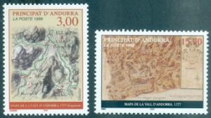 Andorra - French #500-501  MNH  Scott $10.00