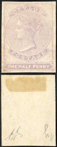 Ceylon SG17 1/2d Reddish Lilac White paper M/M Cat 190 pounds