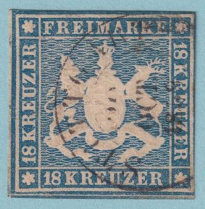 GERMAN STATES WURTTEMBERG 12 USED NO FAULTS VERY FINE! CV $1350.00