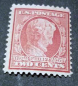 US # 369 MINT,HR FINE CV $150.00