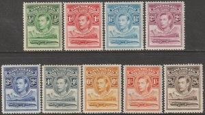 EDSROOM-22181 Basutoland 18-26 LH & MNH 1938 Short Set to 2 Shilling 6p CV$24.50