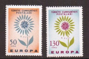 Turkey   #1628-1629   MNH  1964  Europa