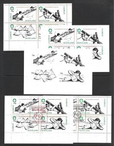 GAIRSAY | Scotland Scout Local Sheets 5 Diff. VF-NH-