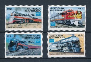 [113907] Barbuda 1986 Railway trains Eisenbahn OVP Barbuda mail MNH