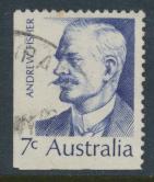 Australia  Sc# 514  Andrew Fisher 1972  Used  Booklet stamp see details 