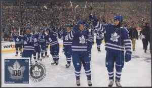 CANADA # 3044.20 TORONTO MAPLE LEAFS 100TH ANNIVERSARY FIRST DAY COVER