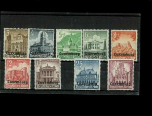 Luxembourg SC# NB1-9 MNH. Cat.10.00. Better Item