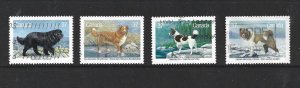 CANADA - 1988 DOGS OF CANADA - SCOTT 1217 TO 1220 - USED