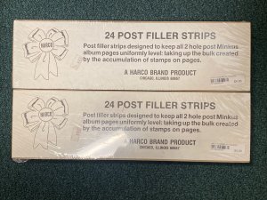 2x HARCO 24 POST FILLER STRIPS FOR SCOTT SPECIALTY ALBUMS