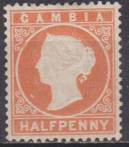 Gambia #5 F-VF Unused CV $11.00 (8243)  