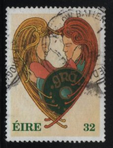Ireland 1994 used Sc 914 32p Couple in heart - Greetings