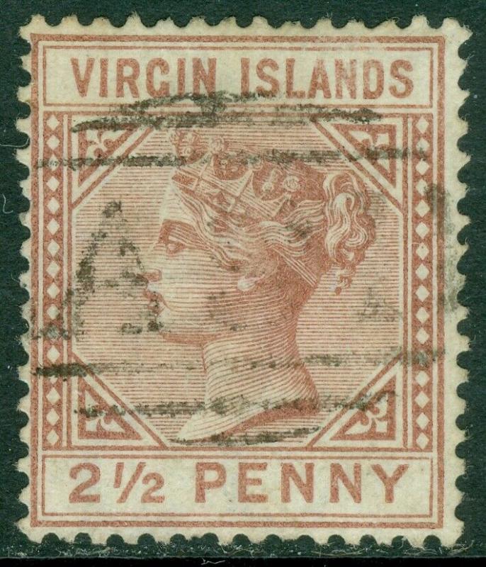 EDW1949SELL : VIRGIN ISLANDS 1880 Sc #11 Very Fine, Used. Choice stamp. Cat $130