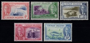 Cayman Islands 1950 George VI Def., Part Set [Unused]