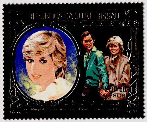 Guinea-Bissau C49a MNH Princess Diana 21st Birthday