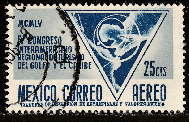 MEXICO C238, Tourism Congr of Gulf of Mexico & Caribbean USED. F-VF. (104)