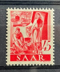 (581) SAARLAND 1947 : Mi# 219 IV - MNH** VF - PLATTENFEHLER