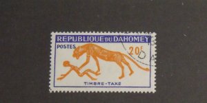 9032   Dahomey   Used # J33   Postage Due            CV$ 1.10