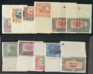 SOMALI COAST #183-93, Complete set in margin singles, og, NH, VF, Scott $130.00