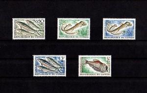 CONGO - 1961 -  FISH - RAINBOW - VIPER - HATCHET +  AFRIC...