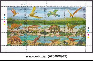 GUYANA - 1993 DINOSAURS / PREHISTORIC ANIMALS - MIN/SHT MNH