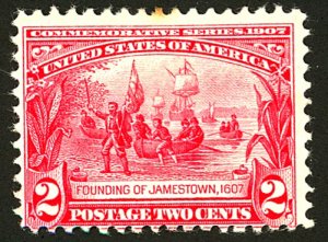 U.S. #329 MINT OG HR 