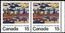 CANADA   #617 MNH PAIR (5)