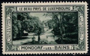 Vintage France Poster Stamp The Beautiful Country Of Luxembourg