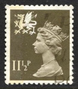 STAMP STATION PERTH Wales #WMH16 QEII Definitive Used 1971-1993