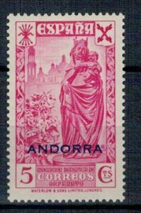 Spain Andorra 1943 MNH Charity Stamps Virgin Mary Children Orphans