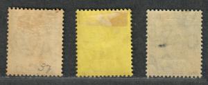 St. Helena Sc#56-58 M/H/F-VF, Complete Set, Cv. $24