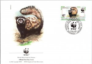 Kyrgyzstan, Worldwide First Day Cover, World's Fair, Animals