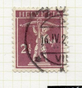 Switzerland Helvetia 1917-18 Early Issue Fine Used 2.5c. NW-167888