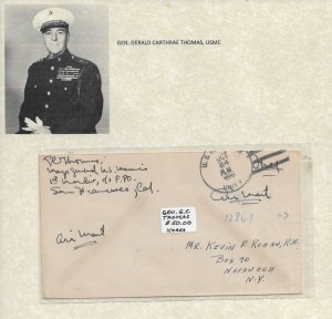 195x General Gerald Thomas USMC, 1st Marine Div, Korea to Napanoch, NY (53068)