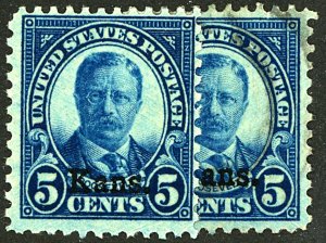 U.S. #663 MINT/USED SET