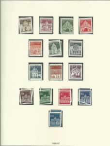 1961-1985 Berlin Unused Never Hinged Stamp Collection In Safe Album