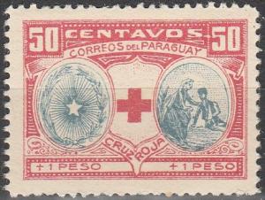 Paraguay 1922 Red Cross CV $15.00 (V188)