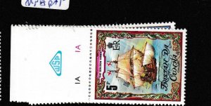 Tristan Da Cunha SG 278 - 9 Boats MNH (1ggy)