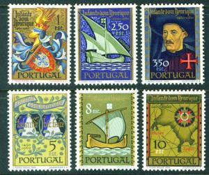 PORTUGAL Scott 860-865 MH* 1960 Prince Henry stamp set