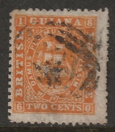 British Guiana 1863 Sc 46a used