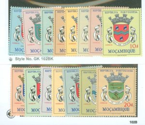 Mozambique #407/423 Unused Multiple