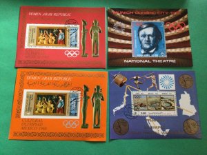 Olympics 1968 - 1972  4 stamps sheets A20180